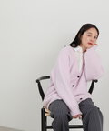【松井愛莉さん着用】モヘヤ混シャギーニットカーディガン《S Size Line》