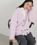 【松井愛莉さん着用】モヘヤ混シャギーニットカーディガン《S Size Line》