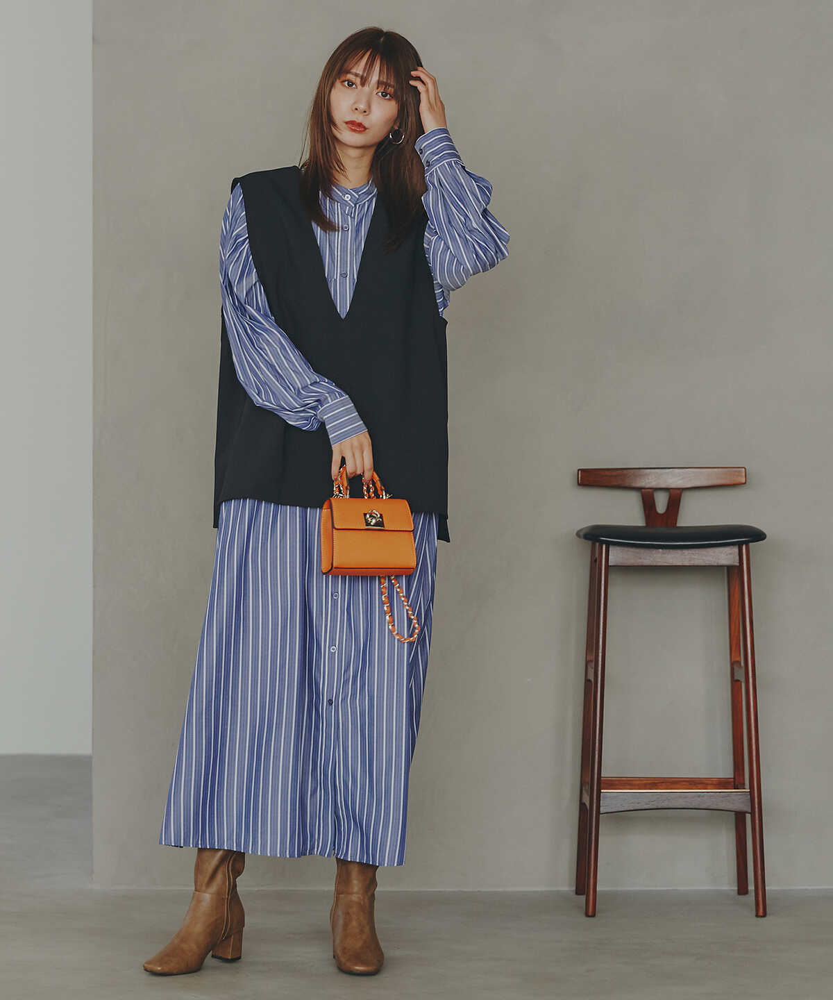 【花山瑞貴さん着用】チェーンミニショルダーバッグ