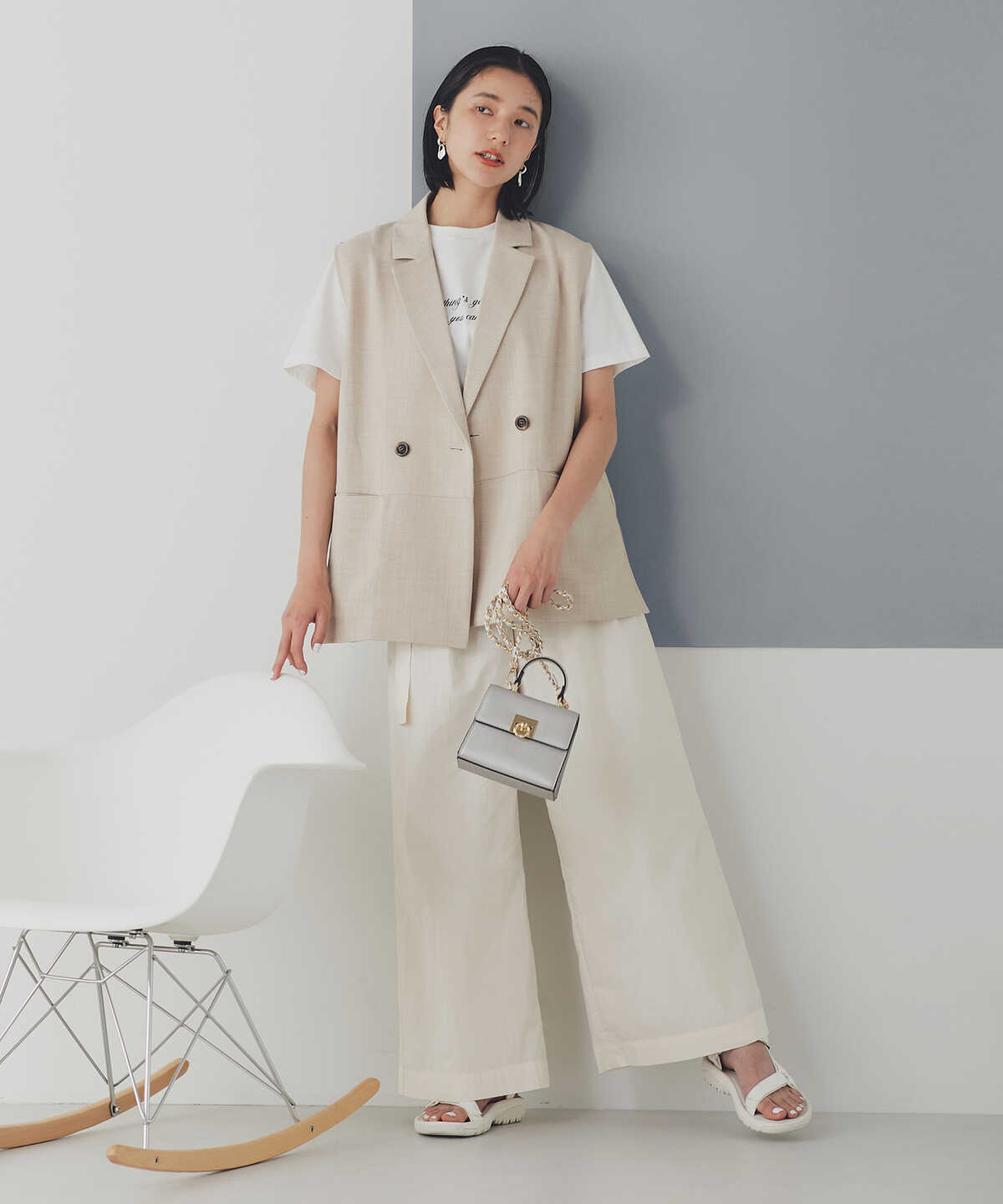 【花山瑞貴さん着用】チェーンミニショルダーバッグ