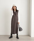 【松井愛莉さん着用】テーラーカラージャンパースカート