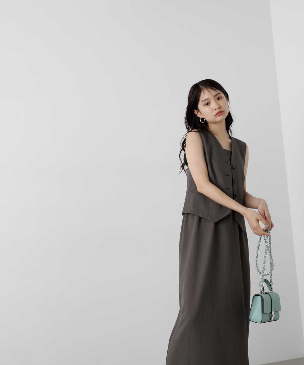 ジレ＆キャミワンピースセット | N. Natural Beauty Basic* | ノード 