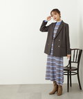 【松井愛莉さん着用】ダブルブレストテーラードジャケット《S Size Line》《WEB限定商品》