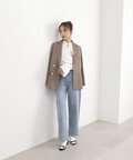 【松井愛莉さん着用】ダブルブレストテーラードジャケット《S Size Line》《WEB限定商品》