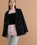 【松井愛莉さん着用】ダブルブレストテーラードジャケット《S Size Line》《WEB限定商品》