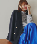 【松井愛莉さん着用】ダブルブレストテーラードジャケット《S Size Line》《WEB限定商品》