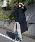【稲垣莉生さん着用】【松井愛莉さん着用】パイルメルトンスタンドカラーロングコート《S Size Line》
