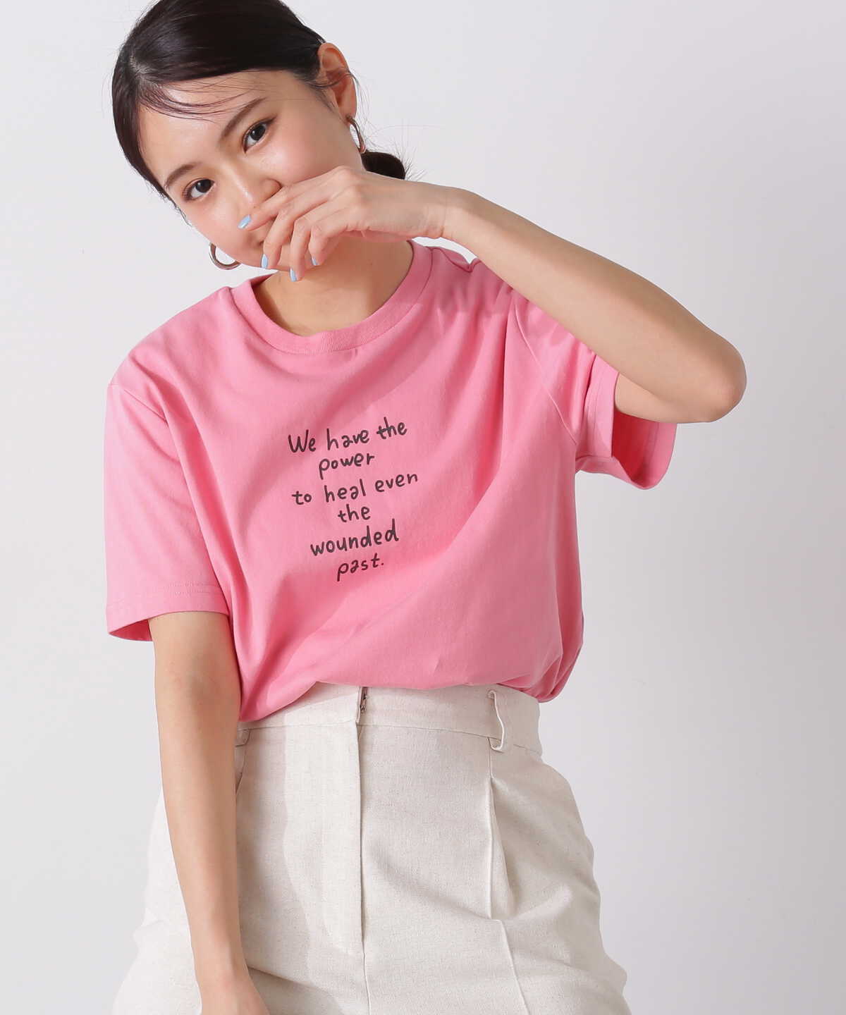 ハンドライティングロゴTシャツ | N. Natural Beauty Basic* | ノード