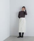 【青木瞳さん着用】【美人百花12月号掲載】起毛ポケットストレートスカート《S Size Line》