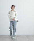 【新野尾七奈さん着用】【Mikakoさん着用】ナチュラルフレアデニムパンツ《S Size Line》