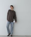 【新野尾七奈さん着用】【Mikakoさん着用】ナチュラルフレアデニムパンツ《S Size Line》