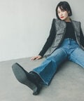 【新野尾七奈さん着用】【Mikakoさん着用】ナチュラルフレアデニムパンツ《S Size Line》