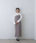 【青木瞳さん着用】ベアトップストレートワンピース《S Size Line》