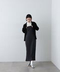 【青木瞳さん着用】ベアトップストレートワンピース《S Size Line》