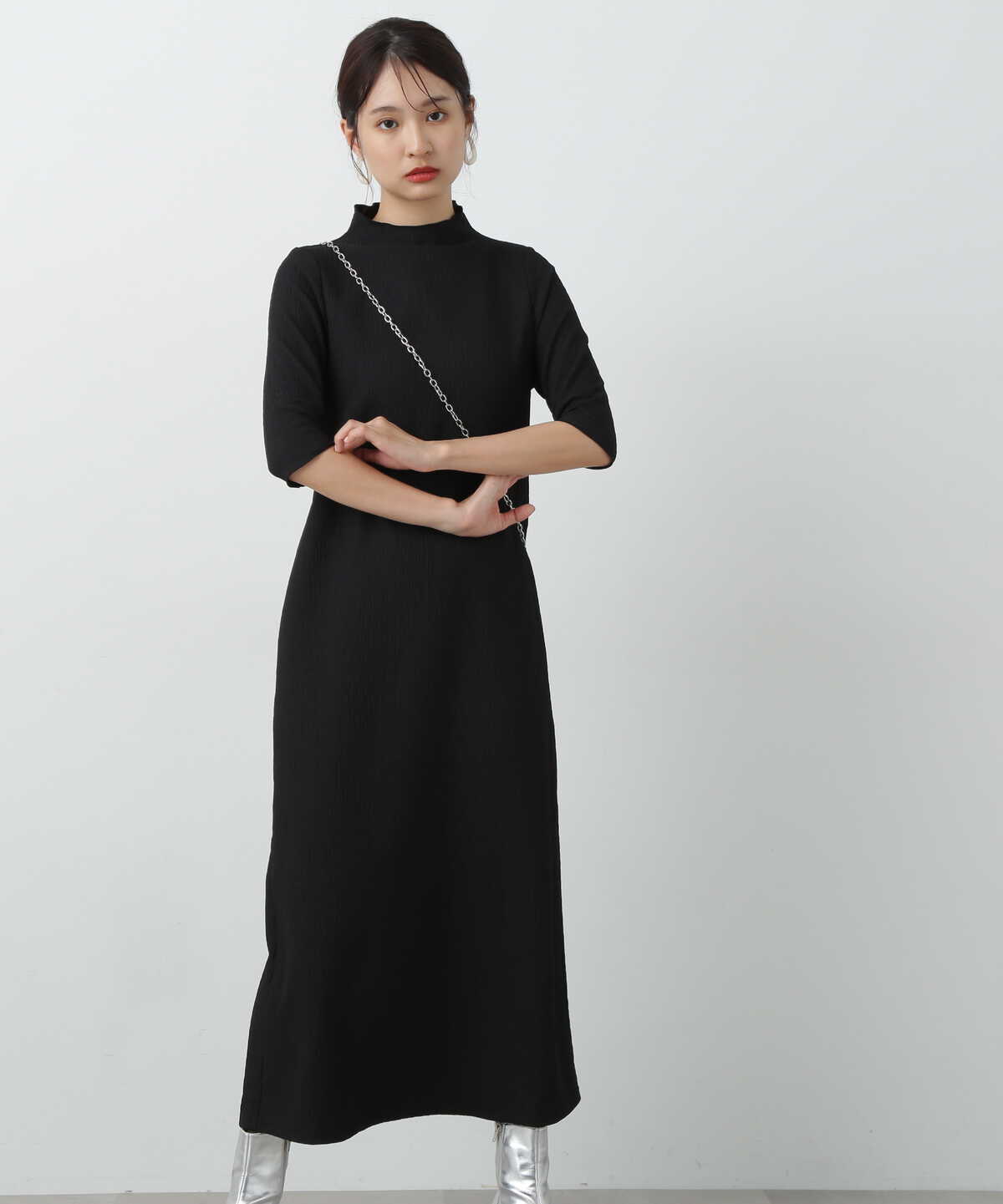 極美品 Gracefulsmile シルク いとおしく ロングワンピース 幻想 