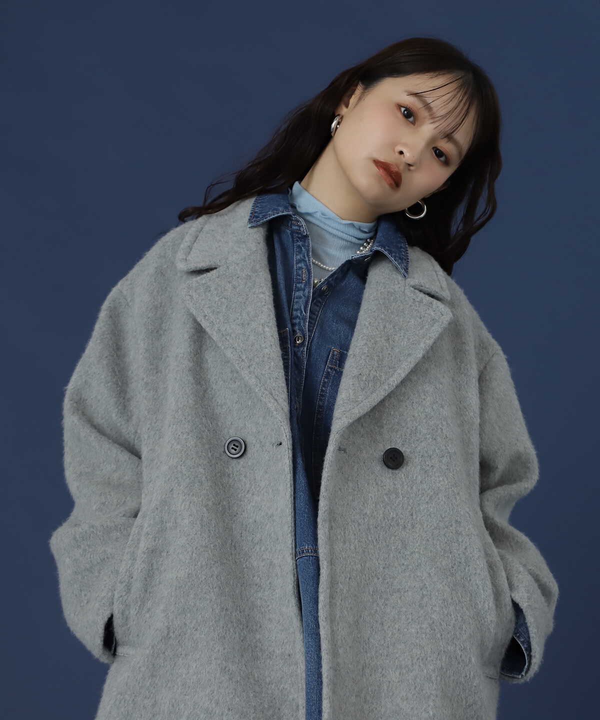シップス購入MENICHETTI ウールコート かわゆい