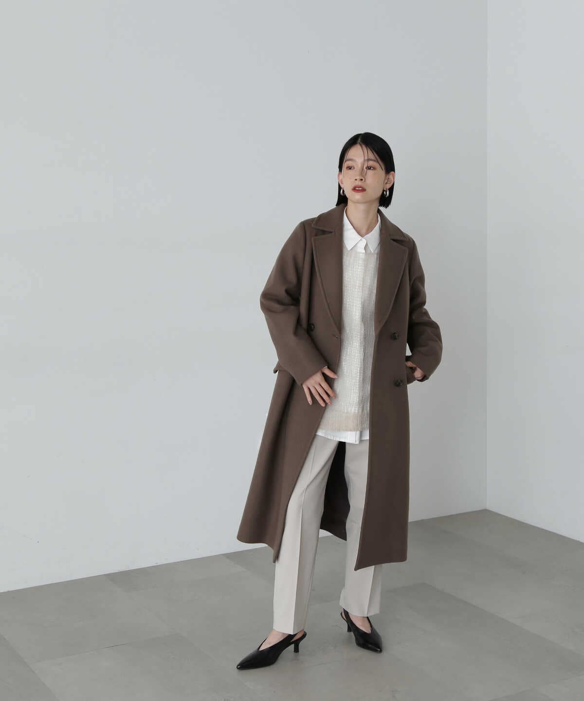 先行予約11月上旬-11月中旬入荷予定】HAMILTON ラムズチェスターコート《S Size Line》 | N. Natural Beauty  Basic* | ノード センス - NODE SENSE