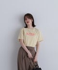 【La vie en couleurs】ロゴプリントTシャツ