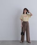 【La vie en couleurs】ロゴプリントTシャツ