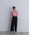 【La vie en couleurs】ロゴプリントTシャツ