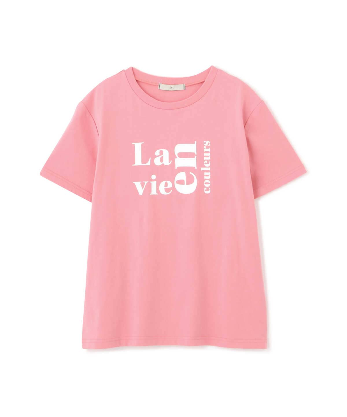 【La vie en couleurs】ロゴプリントTシャツ