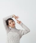 【新野尾七奈さん着用】【Mikakoさん着用】ハイネックシアーインナー