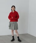 【新野尾七奈さん着用】ハーフジップニット