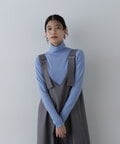 【新野尾七奈さん着用】ビスチェ切替タートルネックニット