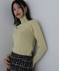 【新野尾七奈さん着用】ビスチェ切替タートルネックニット