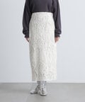 【青木瞳さん着用】シアー刺繍スカート《S Size Line》