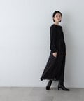 【青木瞳さん着用】ミックスドットワンピース《S Size Line》