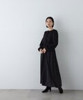 【青木瞳さん着用】ミックスドットワンピース《S Size Line》