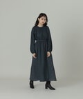 【青木瞳さん着用】ミックスドットワンピース《S Size Line》