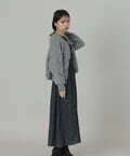 【青木瞳さん着用】ミックスドットワンピース《S Size Line》