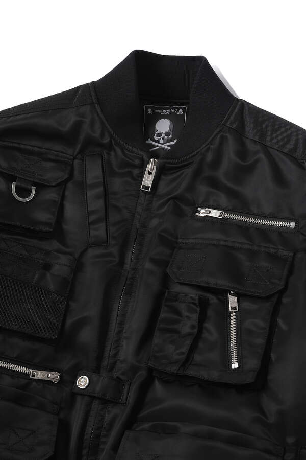 multi pocket bomber jacket