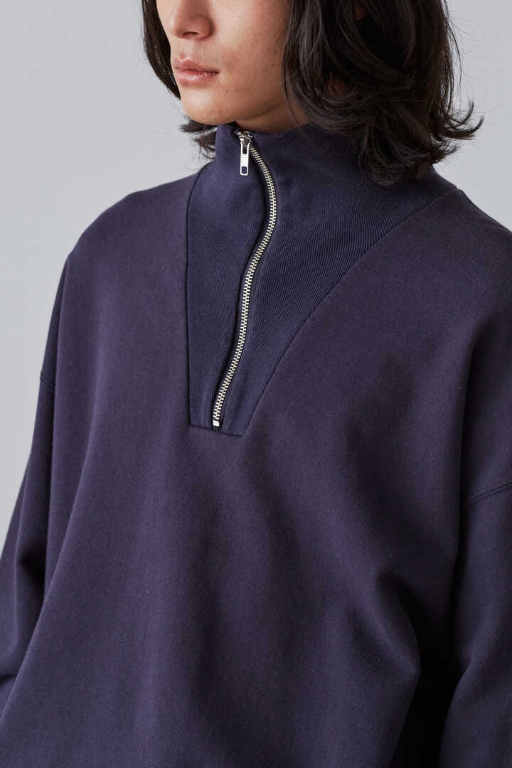 Ｙ / ORGANIC COTTON BLEND HEAVY WEIGHT FLEECE HALF ZIP5