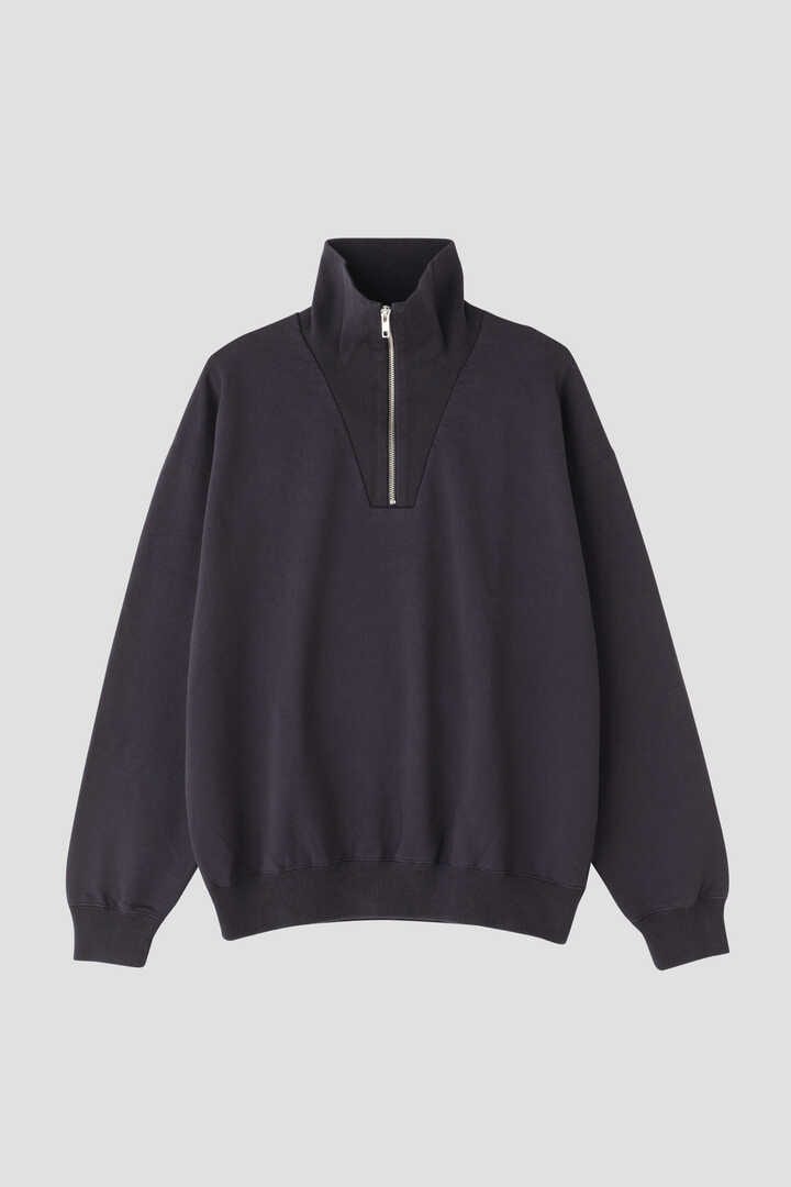 Ｙ / ORGANIC COTTON BLEND HEAVY WEIGHT FLEECE HALF ZIP8