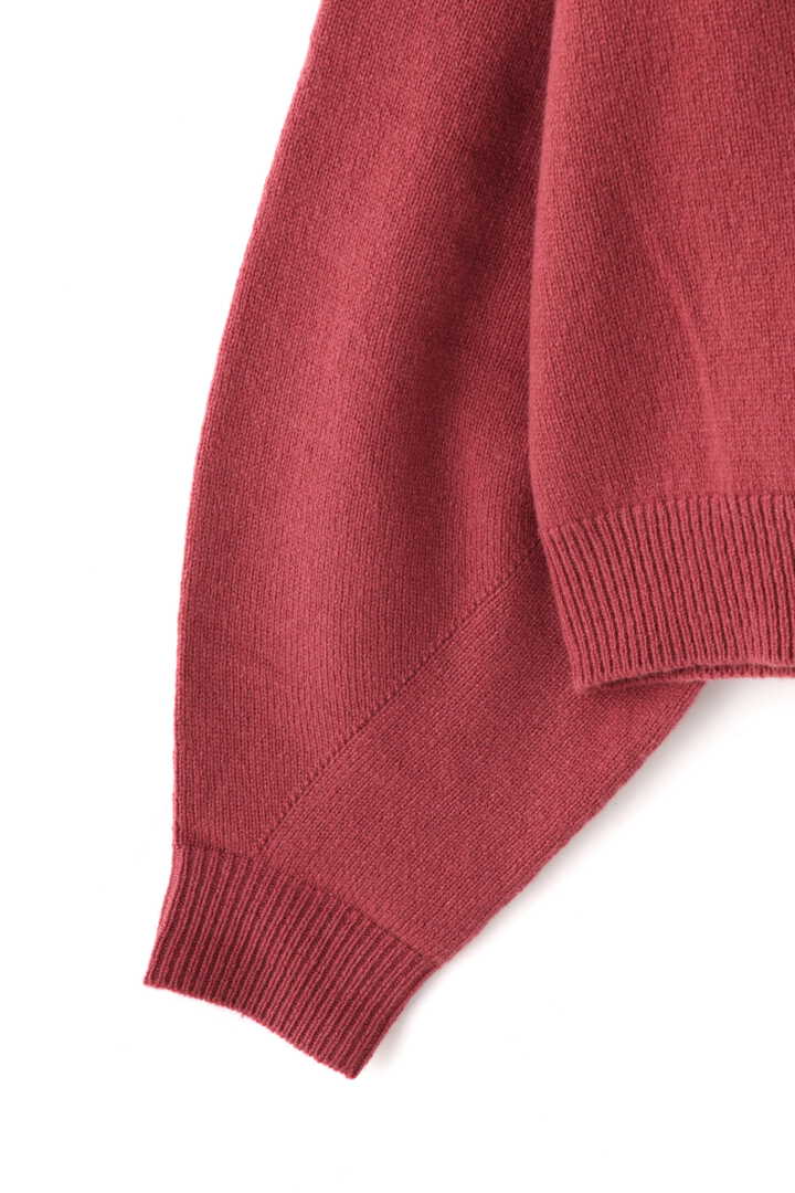 STUDIO NICHOLSON / EXTRA FINE LAMBSWOOL KNIT CURVED SLEEVE ROUNDED V N5