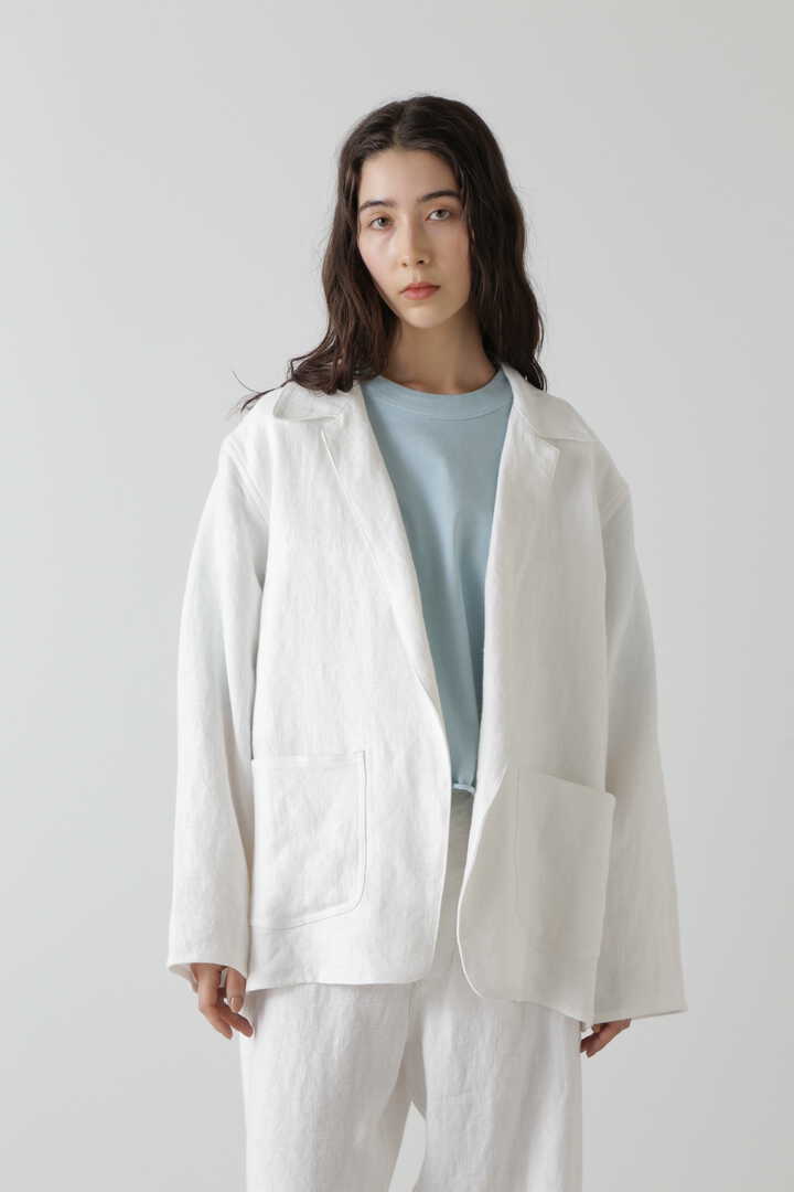 BLURHMS / HEAVY LINEN WORK CARDIGAN JACKET3