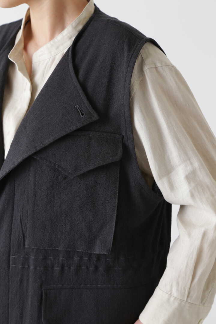 BLURHMS / WOOL RAYON SILK 43 VEST7