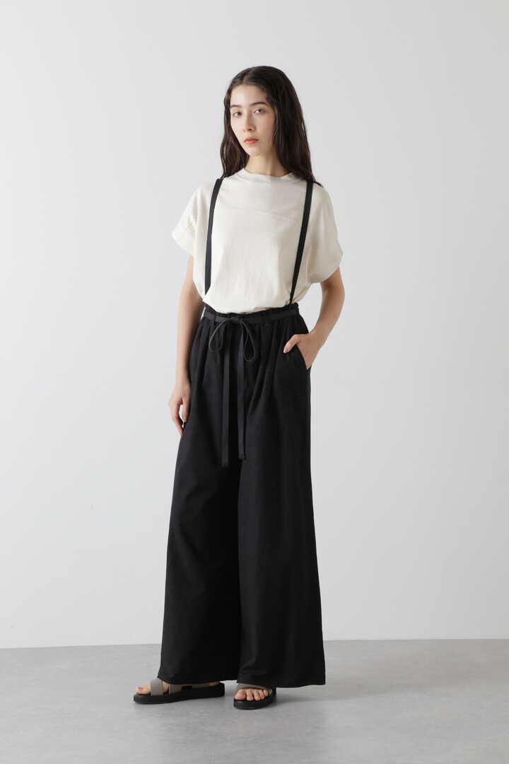 BLURHMS / SELVAGE TWILL SUSPENDER EASY WIDE PANTS1