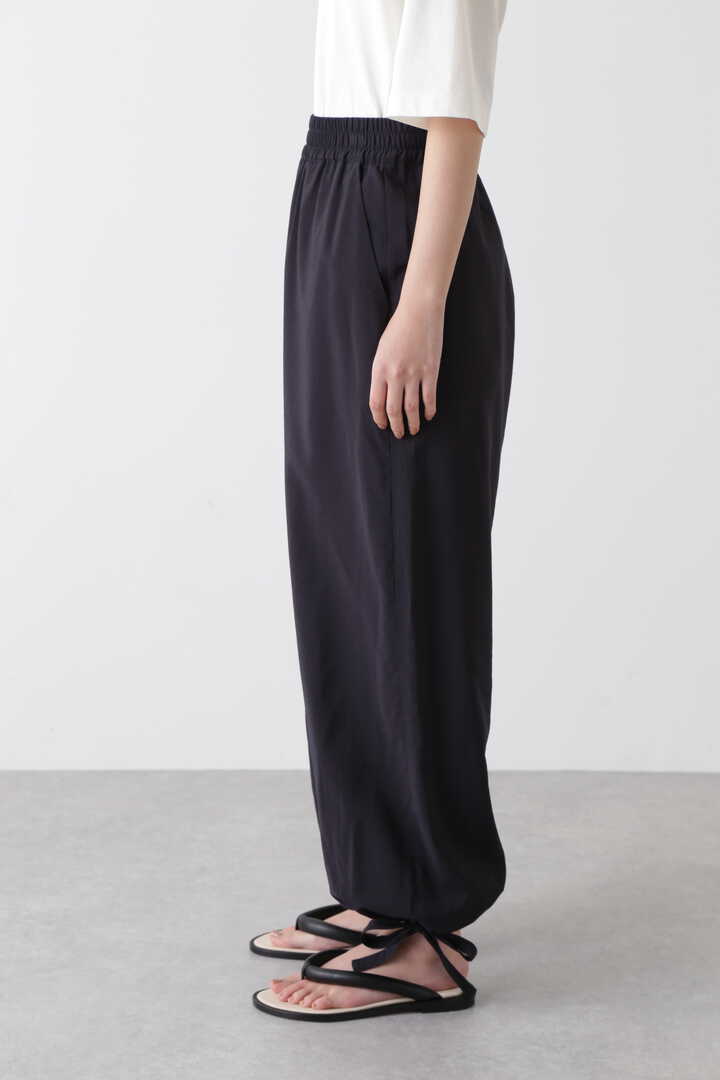 STUDIO NICHOLSON / SUSTAINABLE VISCOSE WIDE LEG DRAWCORD PANTS5