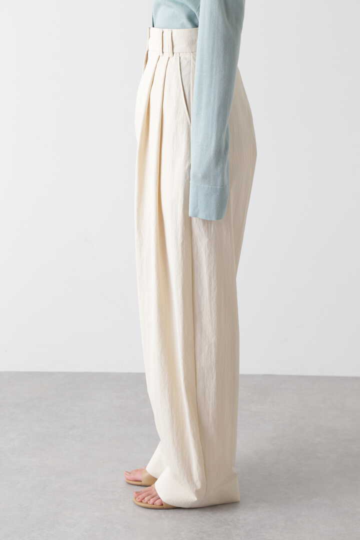 STUDIO NICHOLSON / SPORTY COTTON DOUBLE PLEAT CURVED VOLUME PANT4