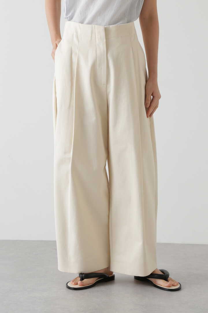 STUDIO NICHOLSON / PEACHED COTTON TWILL DEEP PLEAT VOLUME ANKLE CROP3