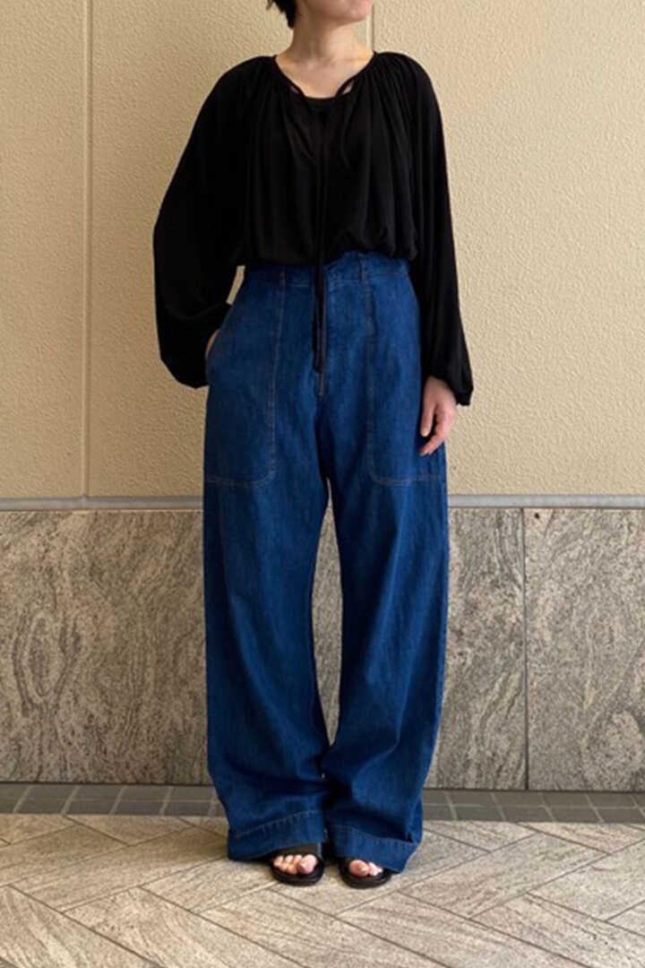 STUDIO NICHOLSON / CHAMBRAY DENIM ZIP DETAIL12