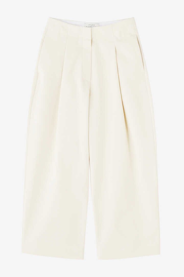 STUDIO NICHOLSON / PEACHED COTTON TWILL DEEP PLEAT VOLUME ANKLE CROP4