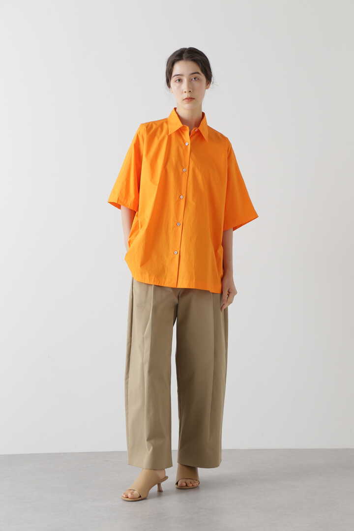 STUDIO NICHOLSON / PEACHED COTTON TWILL DEEP PLEAT VOLUME ANKLE CROP9