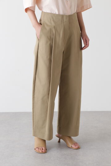 STUDIO NICHOLSON / PEACHED COTTON TWILL DEEP PLEAT VOLUME ANKLE CROP_040