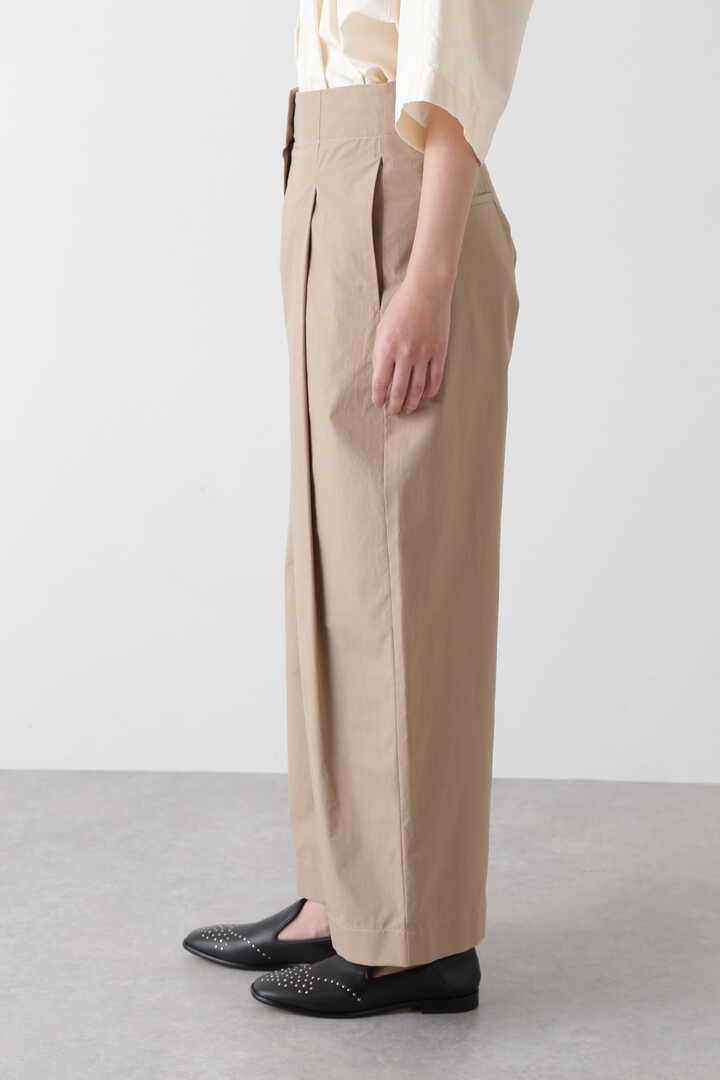 STUDIO NICHOLSON /  POWDER COTTON VOLUME PLEAT PANTS6