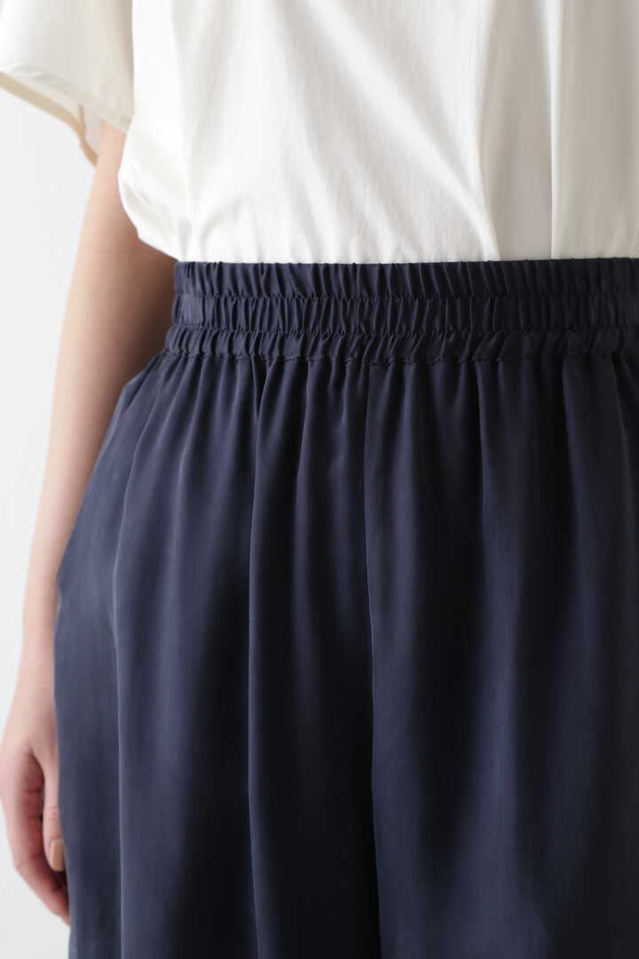 STUDIO NICHOLSON / SATIN CUPRO WIDE LEG DRAWCORD PANTS5